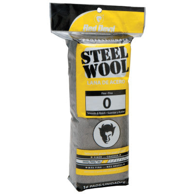 Red Devil Steel Wool, Fine, #0, 0313