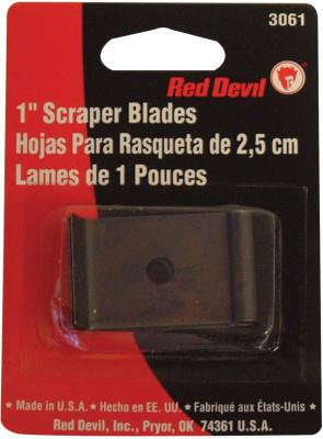 Red Devil Single-Edge Paint Scraper Blade, 1 in, Used with 3010 Paint Scraper, 2 EA, 3061