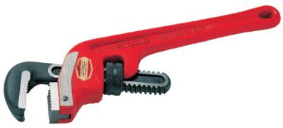 Ridge Tool Company Heavy Duty Cast Iron Pipe Wrenches, Alloy Steel Jaw, 6in, 31050