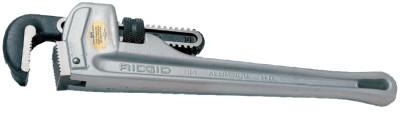 Ridge Tool Company Aluminum Straight Pipe Wrench, 810, 10 in, 31090