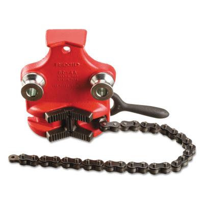 Ridge Tool Company Bottom Screw Bench Chain Vises, 1/8 in - 4 in Pipe Cap, 40180