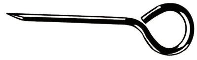 Ridge Tool Company Drain Cleaner Accessories, Coupling Key, 1/2 and 7/8 in, A-12, 59225