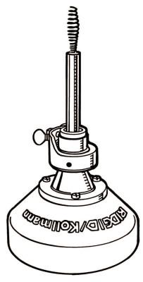 Ridge Tool Company Drain Cleaner Adapter, 35 ft x 3/8 in Cable w/Male Coupling, A-17-C, 59265
