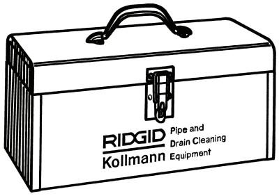 Ridge Tool Company Drain Cleaner Accessories, Tool Box, A-3, 59360