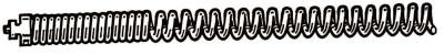 Ridge Tool Company Sink/Sectional Drain Cleaner Cable, 5/8 in x 7 1/2 ft, Sectional, All Purpose Wind, 62270