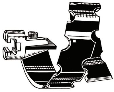 Ridge Tool Company Drain Cleaner Tools, Spiral Cutter 1 1/4 in, for 3/8 in Cable, T-207, 63015