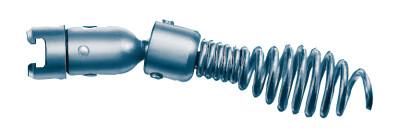 Ridge Tool Company Drain Cleaner Tools, Drop Head Auger, 4 in, for 3/8 in Cable, T-217, 63065