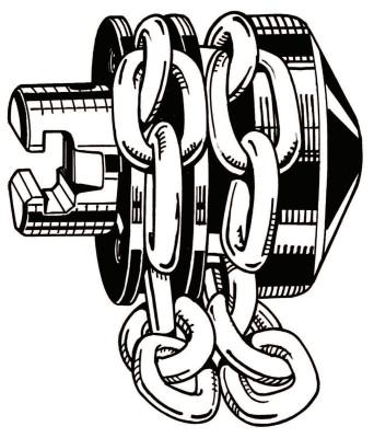 Ridge Tool Company Drain Cleaner Tools, Chain Knocker, T-31, 63110