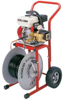 Ridge Tool Company FlexShaft Drain Cleaning Machine, K9-204, 5/16 in x 70 ft Cable, Includes Kit, 64273