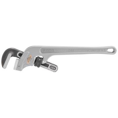 Ridge Tool Company Aluminum End Pipe Wrenche, 18 in Long, 2-1/2 in Pipe Capacity, 90122