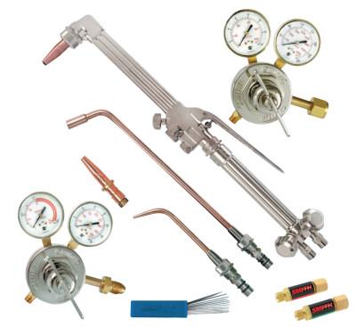 Smith Equipment Heating Outfits, Acetylene, Handle, Tips, Regulators, Hose, Glasses, CGA300, HBA-40510