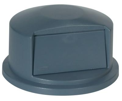 Newell Brands Brute Dome Tops, For 32 Gal. Brute Round Containers, 22 11/16 in, FG263788GRAY