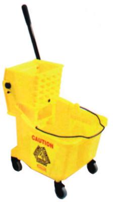 Newell Brands Bucket/Wringer Combination Pack, 44 qt, Yellow, FG757688YEL