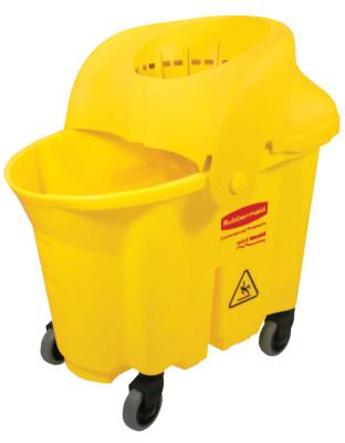 Newell Brands Brute Institutional Mop Bucket & Wringer, 35 qt, Yellow, FG759088YEL
