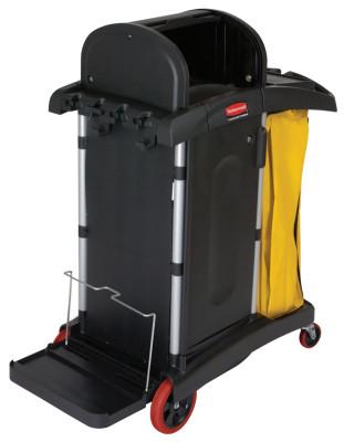 Newell Brands BLACK HIGH SECURITY JANITOR CART, FG9T7500BLA