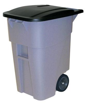 Newell Brands Brute Roll Out Containers, 95 gal, Gray, FG9W2200GRAY