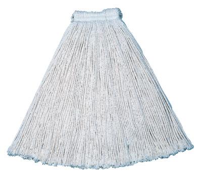 Newell Brands Value Pro Cut-End Cotton Wet Mop Head, #24, Cotton, 1 in Headband, FGV11800WH00