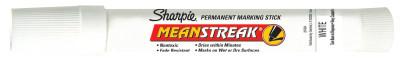 Newell Brands Mean Streak Permenant Marking Stick, White, Extra Bold Tip, Bullet, 85018