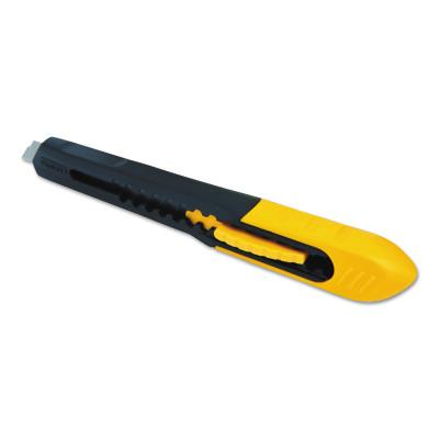 Stanley® Products Quick Point Knives, 7 in, Snap-Off Steel Blade, Plastic, Black; Yellow, 10-150