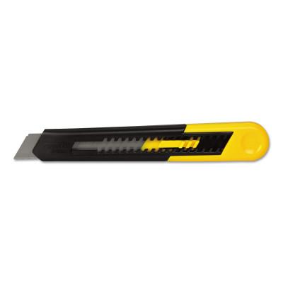 Stanley® Products Quick Point™ Knife, 6-1/2 in, Snap-Off, Carbon Steel, Black/Yellow, 10-151