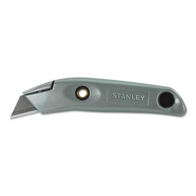 Stanley® Products Swivel-Lock Fixed Blade Utility Knife, 6", High Carbon Blade, Die-Cast Zinc, Gry, 10-399