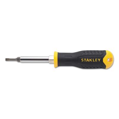 Stanley® Products 6-Way Screwdriver, #1, #2, 1/4 in, 3/16 in Tips, 7-3/4 in Length, Keystone Slotted/Phillips, 68-012