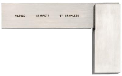 L.S. Starrett 3020 Series Toolmakers' Squares, 2 31/32 in x 4 in, Stainless Steel, 12226