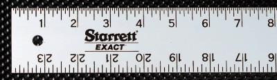 L.S. Starrett Aluminum Straight Edge Rulers, 24 in, Aluminum, 36090