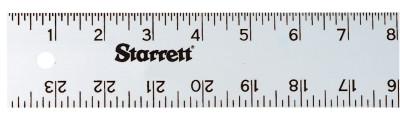 L.S. Starrett Aluminum Straight Edge Rulers, 36 in, Aluminum, 36091