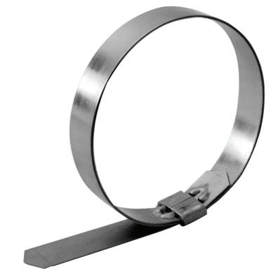 Strapbinder?? Hosebinder Center Punch Preformed Hose Clamp, 2 1/2" Hose ID, Carbon Steel,50/Bx, HBCP10