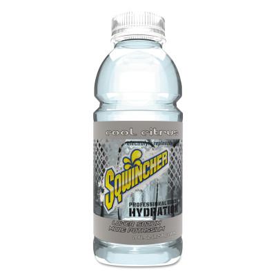 Sqwincher Ready-To-Drink, Cool Citrus, 20 oz, Wide-Mouth Bottle, 159030531