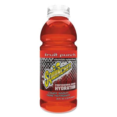 Sqwincher Ready-To-Drink, Fruit Punch, 20 oz, Wide-Mouth Bottle, 159030535