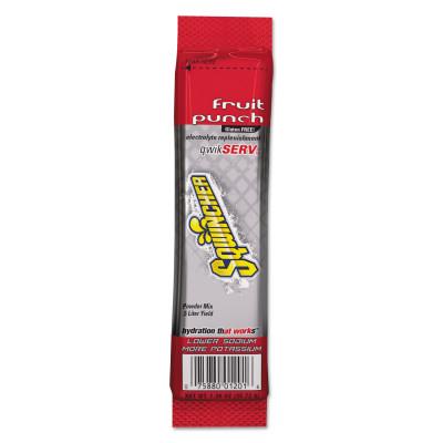 Sqwincher QwikServ® Powder Concentrate, Fruit Punch, 1.26 oz, Pack, Yields 16.9 oz, 159060901