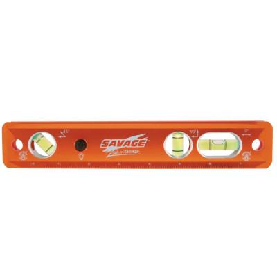 Swanson Tools Lightning® Aluminum Torpedo Magnetic Luminated Level, 9 in, 3 Vials, TLL049M