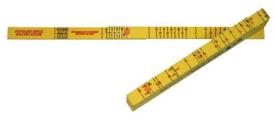 U.S. Tape Rhino Folding Rulers, 6 ft, Fiberglass, Engineer's/Metric, 55130