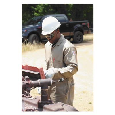 Stanco Deluxe FR Full-Cover Coveralls, Tan, X-Large, FRC681-TN-XL