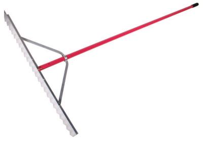 The AMES Companies, Inc. Asphalt Lute Rake, 36 in Aluminum Blade, 82 in Aluminum Handle, 63133