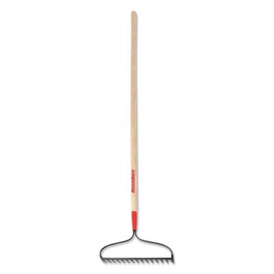 The AMES Companies, Inc. Bow Rake, 16.325 in W, Forged Steel, 15 Tine, 66 in American Hardwood Handle, 63141