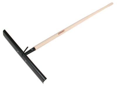 The AMES Companies, Inc. Concrete Rake w/Rebar Hook, 20 in Steel Blade, 60 in White Ash Handle, 83154