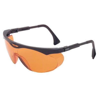 Honeywell SkyperÂ® Eyewear, Orange Lens, Polycarbonate, Uvextreme AF, Black Frame, TPU, S1933X
