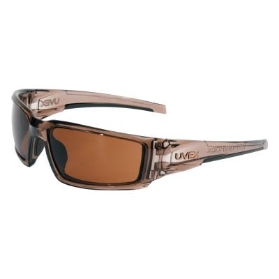 Honeywell Hypershockâ„¢ Safety Eyewear, SCT-Blue Lens, Uvextreme Plus AF, Black Frame, S2951XP