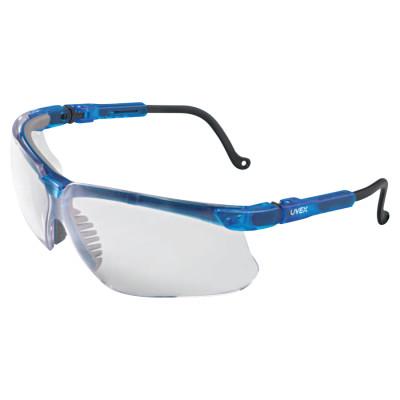 Honeywell GenesisÂ® Eyewear, Clear Lens, Polycarbonate, Ultra-duraÂ®, Blue Vapor Frame, S3240