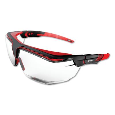 Honeywell Avatar™ OTG Safety Glasses, Clear/Polycarbonate/Anti-Reflective Lens, Red/Black, S3851