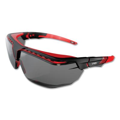 Honeywell Avatar™ OTG Safety Glasses, Gray/Polycarbonate/Anti-Reflective Lens, Red/Black, S3852