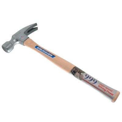 Vaughan® Framing Rip Hammer, Forged Steel, Straight White Hickory Handle, 16 in, 2.91 lb, 999ML