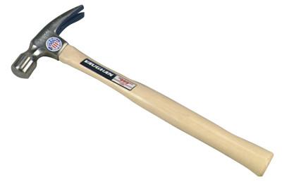 Vaughan® Pro-16 Rip Hammer, Forged Steel, Straight White Hickory Handle, 13 in, 1 1/2 lb, 99