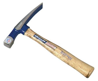 Vaughan® Bricklayer's Hammers, 16 oz, 11 in, Hickory Handle, BL16
