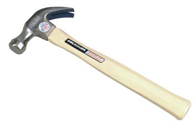 Vaughan® Octagon Nail Hammer, Forged Steel Head, Straight Hickory Handle, 14 in, 1 3/4 lb, DO20