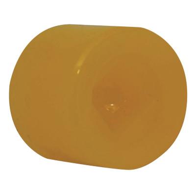 Vaughan?? Soft Face Hammer Replacement Tip, Hard, 1-3/8 in Tip dia, Plastic, Yellow, SF12H