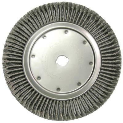Weiler® Standard Twist Extra High Density Knot Wire Wheel, 15 in D, 09840